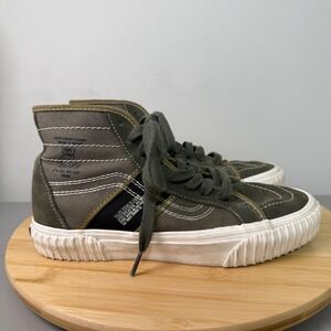 Vans Sk8-Hi Gym Issue Military Suede Shoes Women's 8.5 Men's 7‎ Army Green
